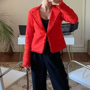 Trina Turk red blazer